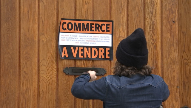 "Commerce à vendre" campagne choc du Collectif Wallonie HORECA