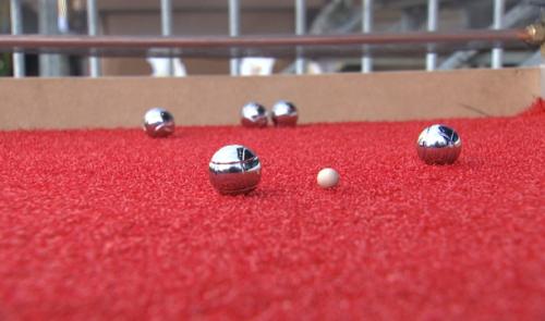 Vivez la "Coupe du Monde" de mini-pétanque au Marché de Noël.