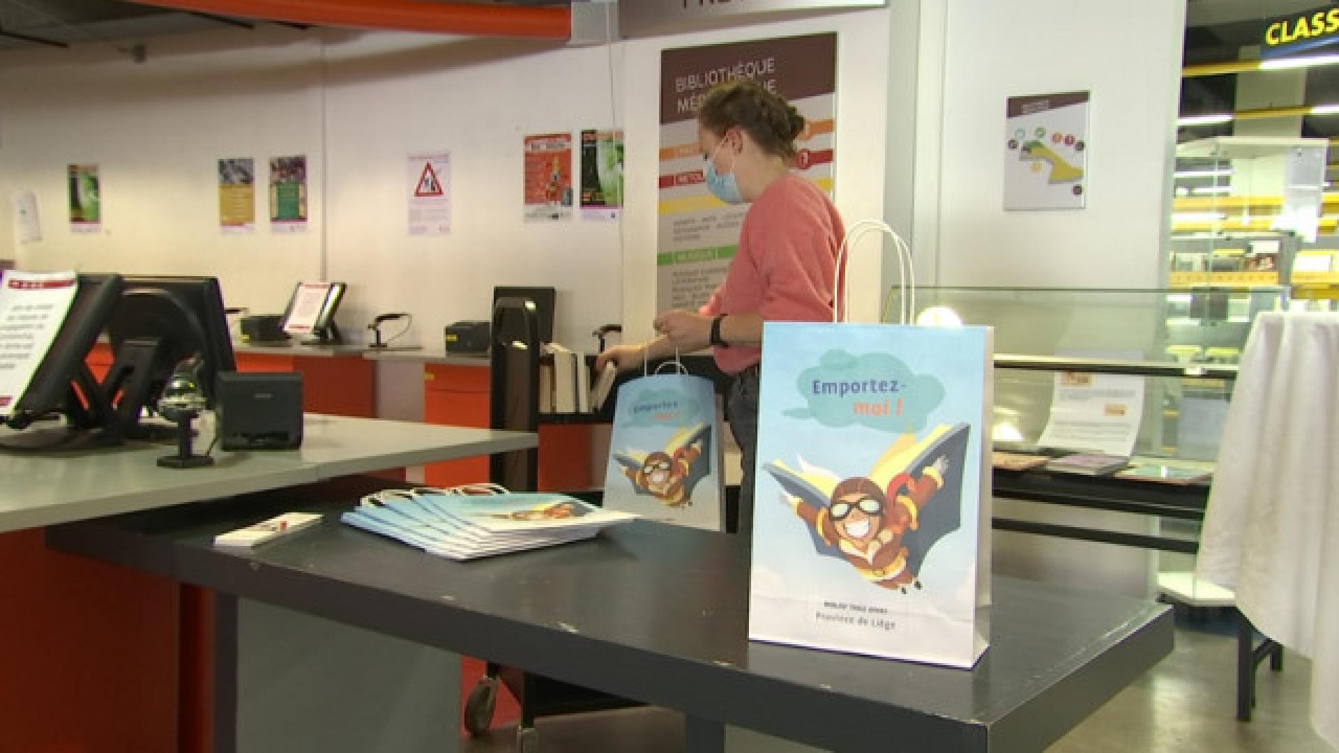 "Take Away" à la bibliothèque des Chiroux