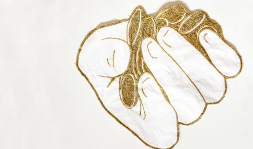 "Verso" une exposition broderie de Graziella Vruna aux Drapiers