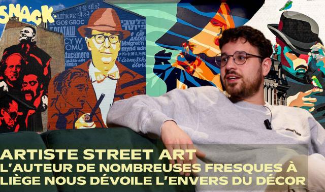 Dans les coulisses du street art à Liège avec Olivier Hoffait, auteur de dizaines de fresques