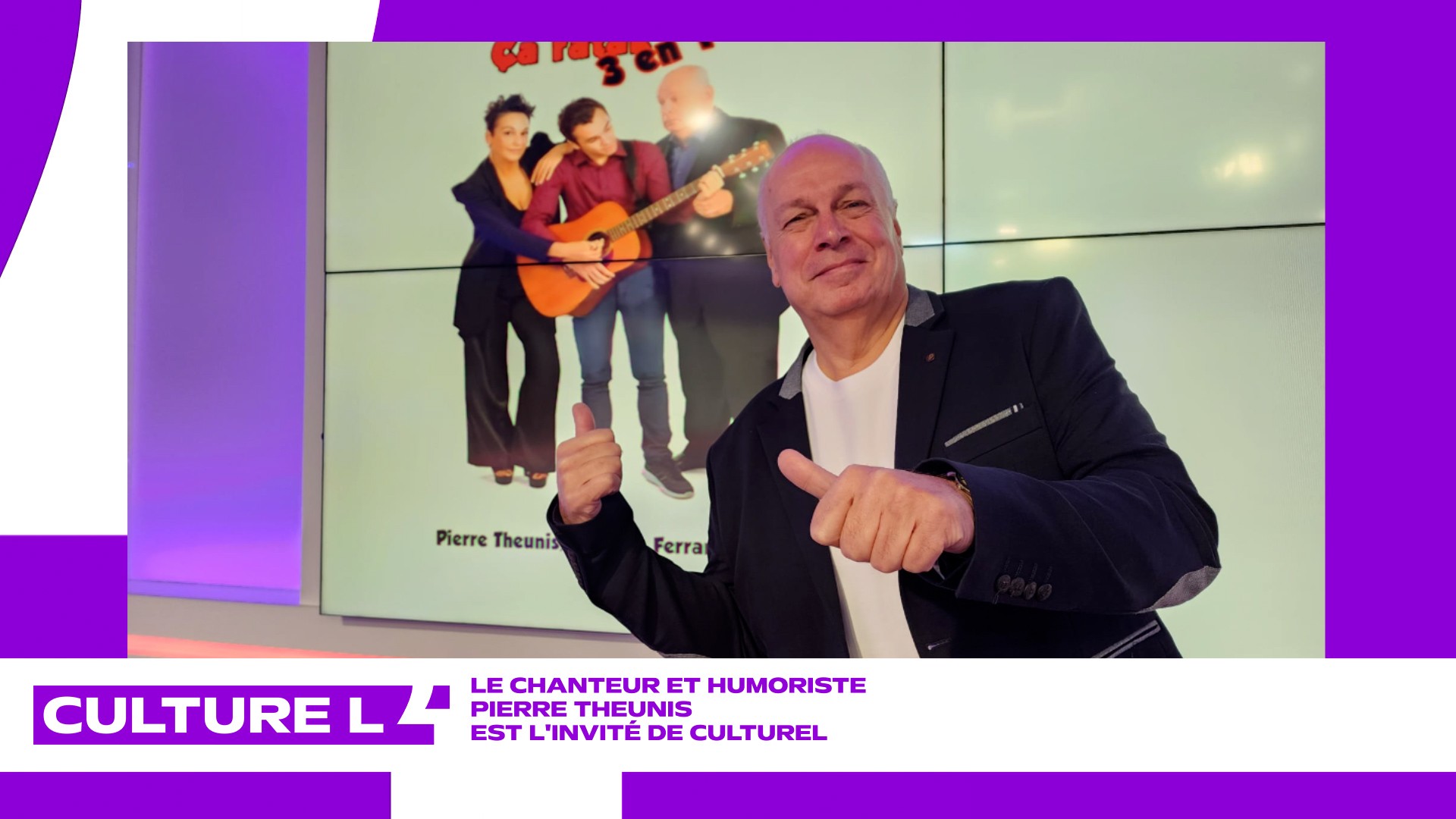 avec le chanteur et humoriste Pierre Theunis
