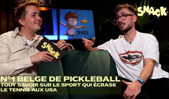 Pickleball: Boris Paque, n°1 belge, nous explique son ascension fulgurante et l'essor de ce sport