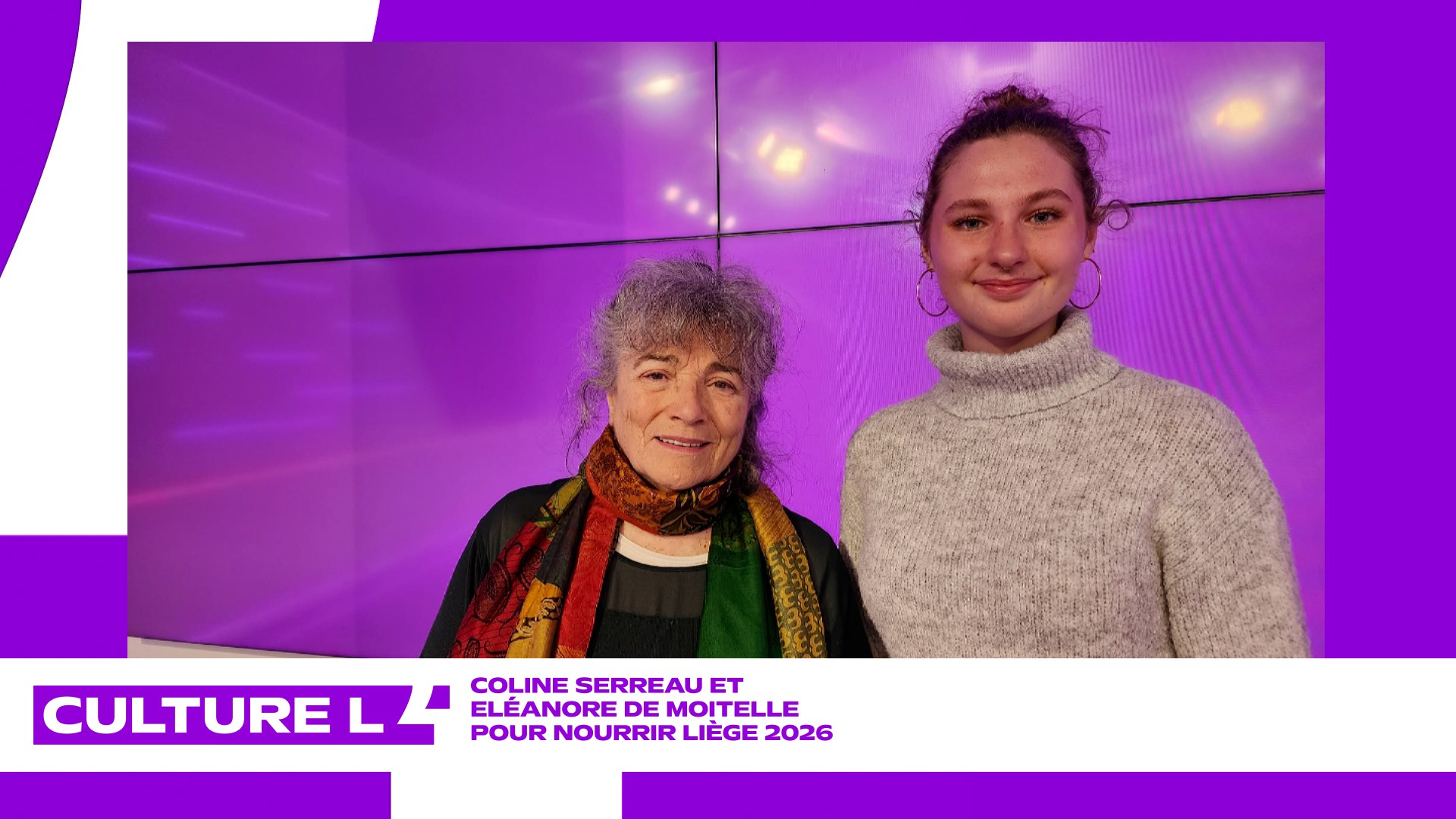 avec la réalisatrice Coline Serreau et le festival Nourrir Liège