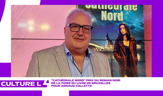 avec l'auteur Arnaud Collette pour son thriller "Cathédrale Nord"