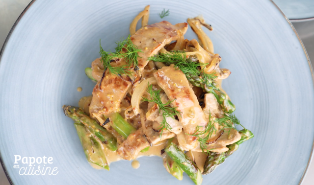 Veau aux asperges