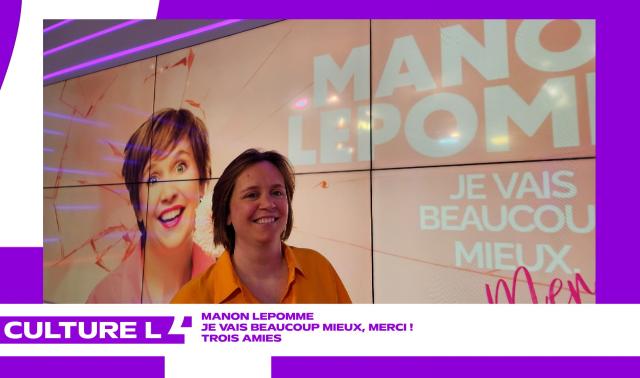 Avec l'humoriste Manon Lepomme