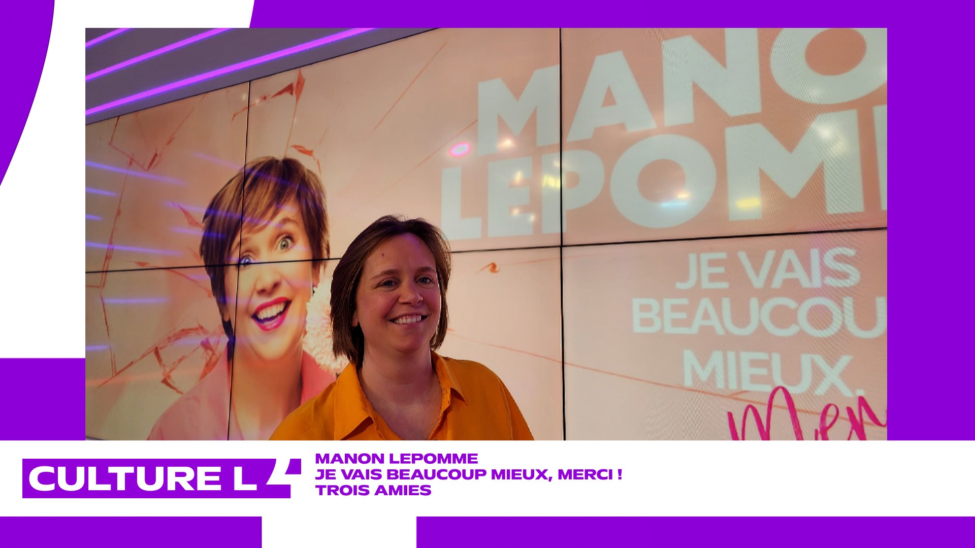 Avec l'humoriste Manon Lepomme