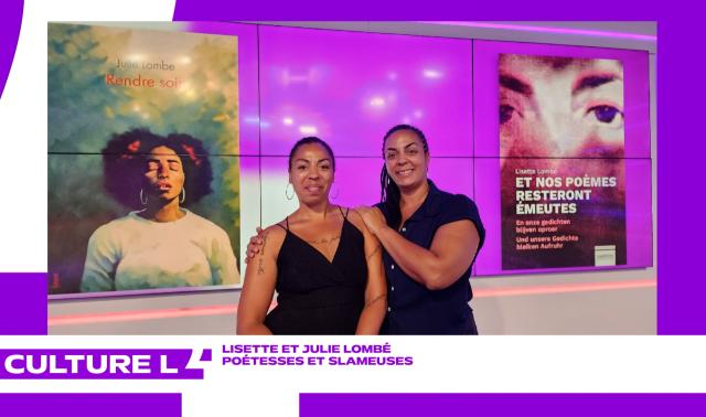 avec les poétesses Lisette et Julie Lombé