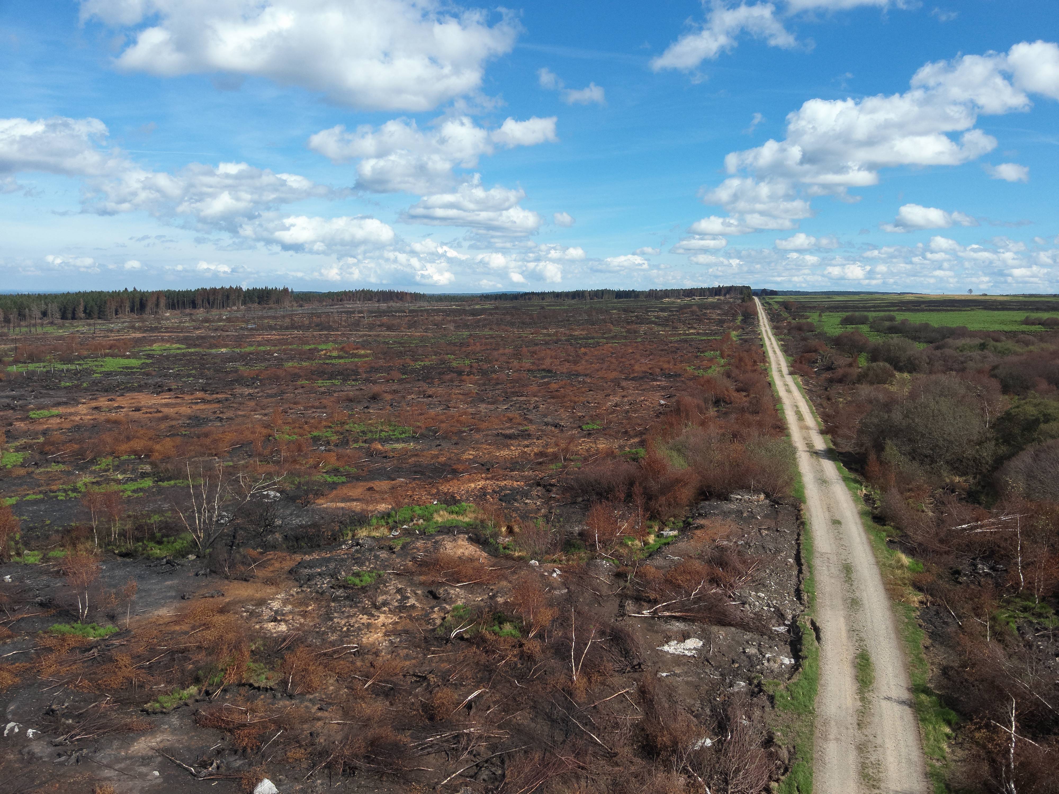 Incendie des Hautes Fagnes : levée de la phase d’urgence provinciale