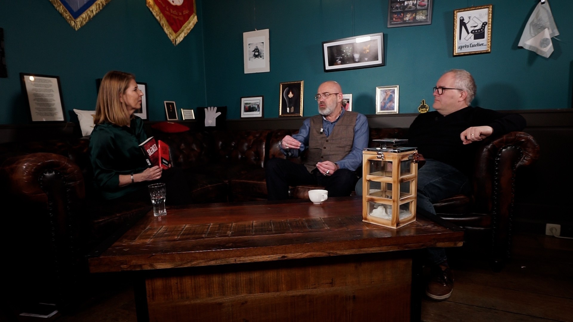 avec les auteurs Christophe Kauffman et Christophe Corthouts, le festival Mélange de couleurs et l'expo de Luna Mahoux