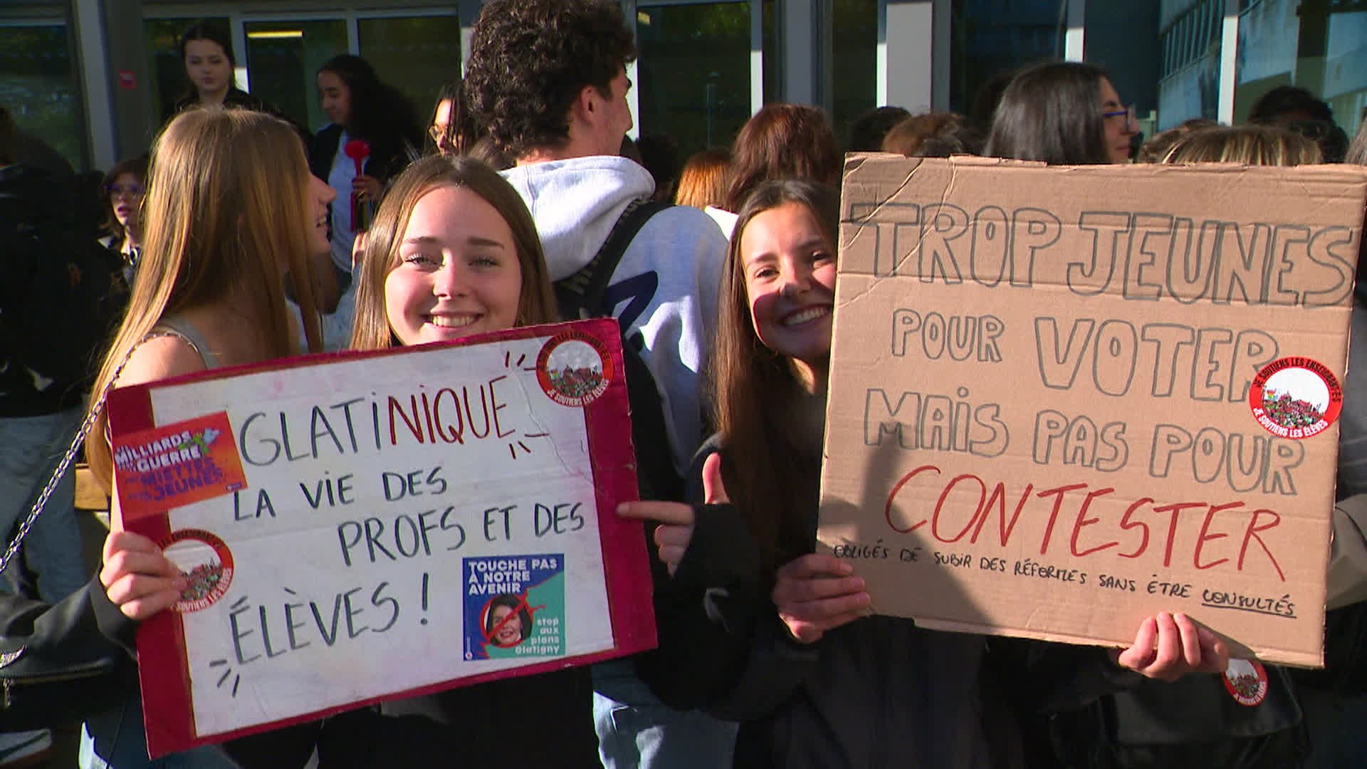 " On est ici pour défendre nos droits d'étudiants "