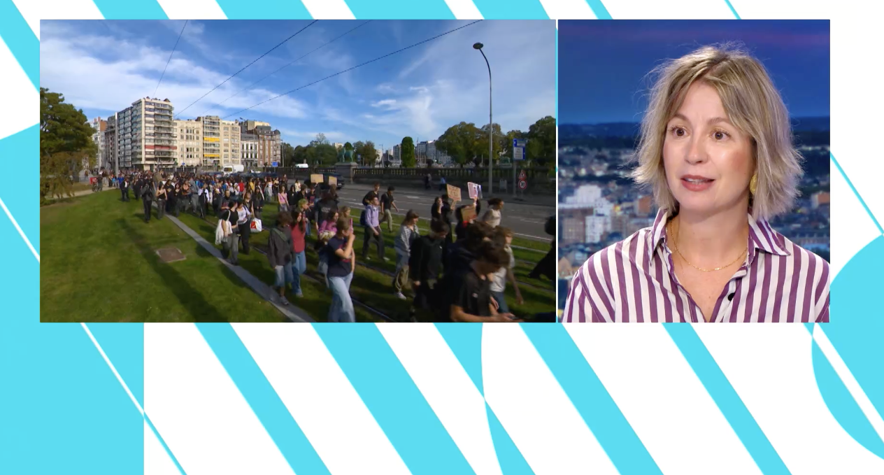 Invité: la professeur Cécile Mathys (ULiège) pour un éclairage sur les jeunes qui sont dans la rue, leur ressenti, leur moteur...