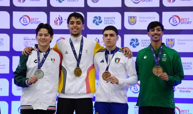 Amin Abdelmalki champion du monde de karaté chez les U21