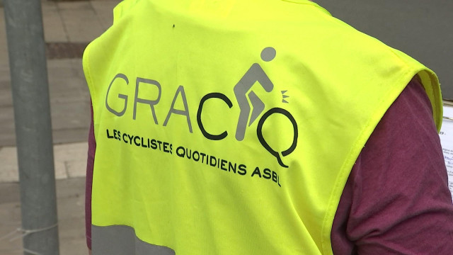 Le GRACQ comptabilisait les cyclistes ce lundi à Huy