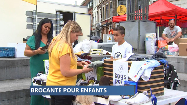 Waremme :  brocante par et pour les enfants
