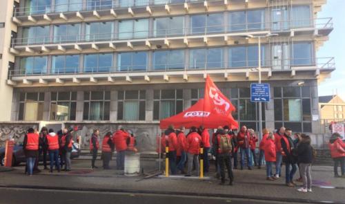 Proximus : des actions de blocage devant plusieurs bâtiments administratifs en Wallonie et en Flandre