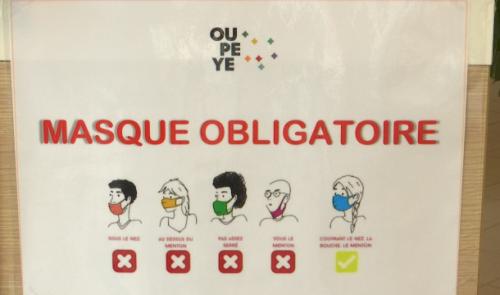 Les masques blancs à Oupeye inquiètent les habitants