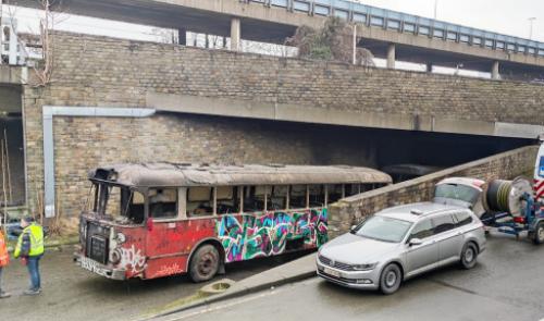 Un incendie touche le dépôt du musée des transports en commun