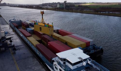 Le trafic fluvial du Port de Liège à nouveau en croissance