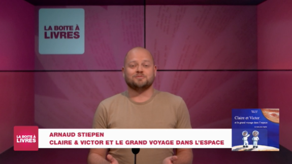 Arnaud Stiepen, Claire et Victor et le grand voyage dans l'espace (Editions Le Livre en papier)