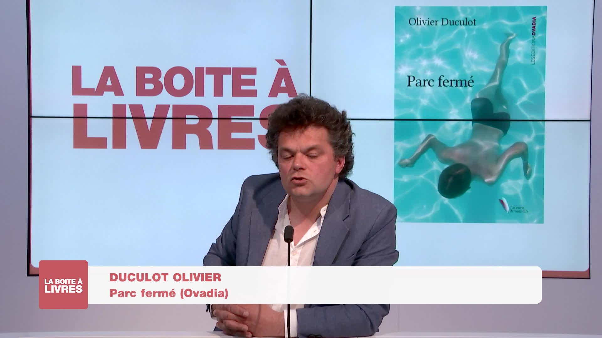 Olivier Duculot, Parc fermé (Ovadia)