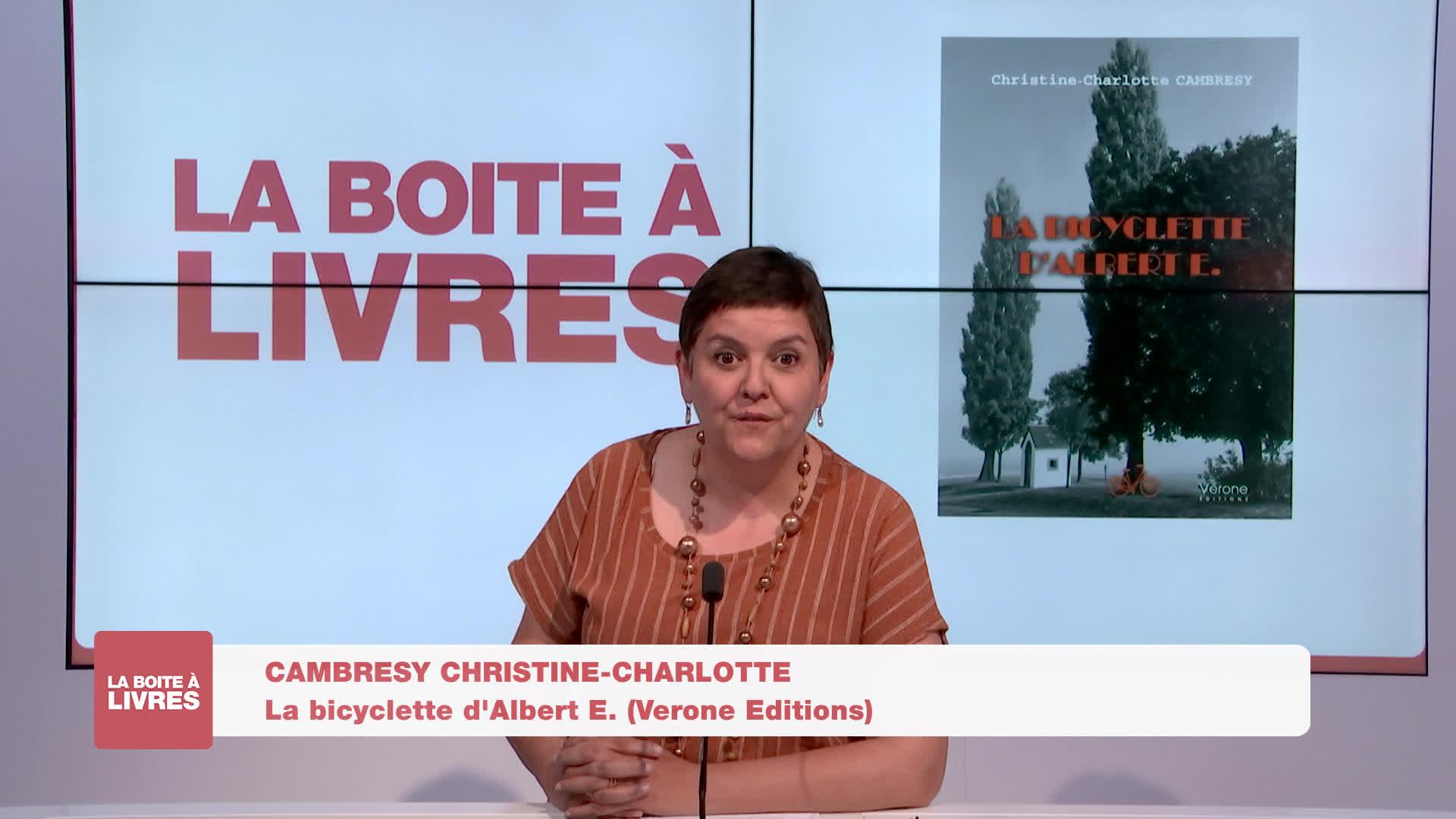 Christine-Charlotte Cambresy, La bicyclette d'Albert E (Verone Editions)