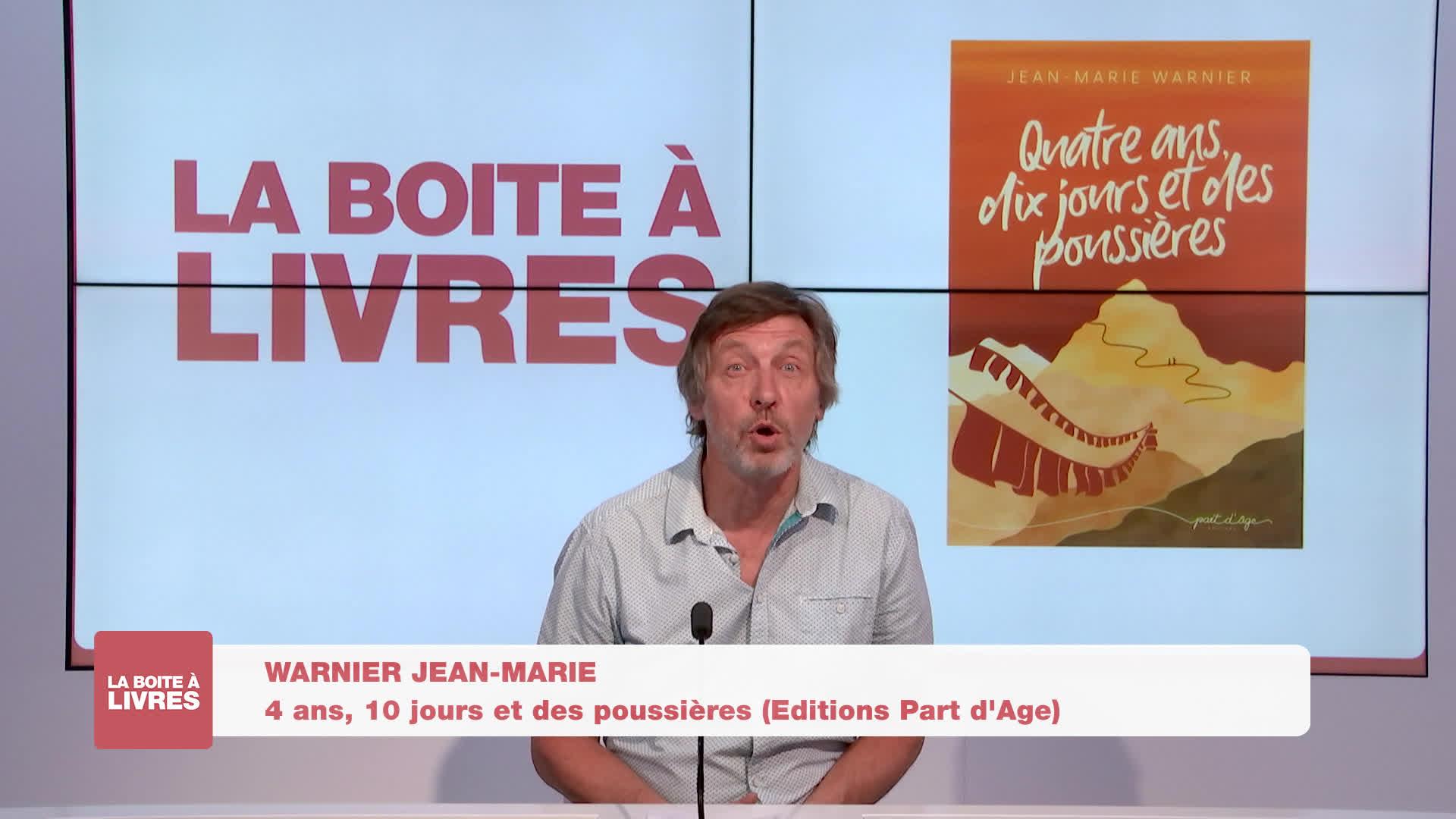 Jean-Marie Warnier, 4 ans, 10 jours et des poussières (Editions Part d'Age)