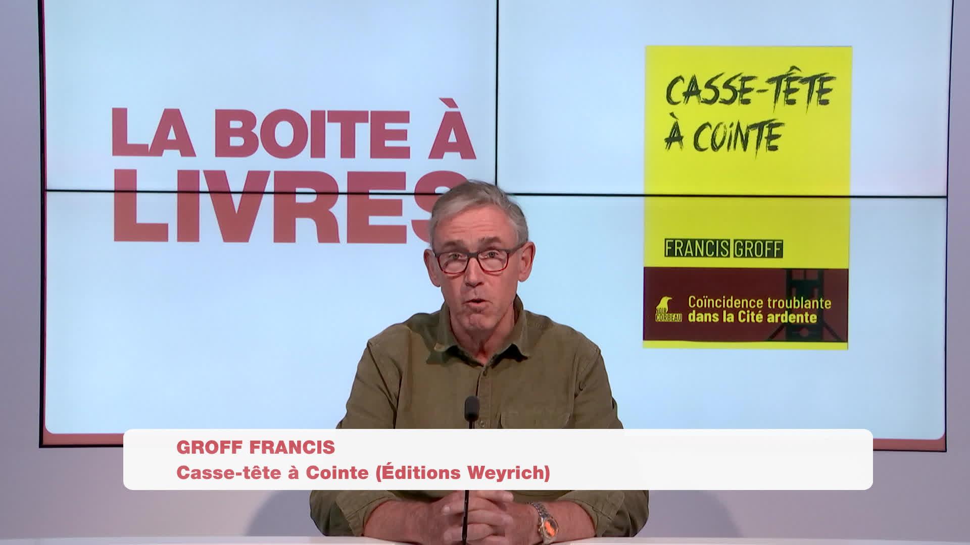 Francis Groff, Casse-têtes à Cointe (Editions Weyrich)