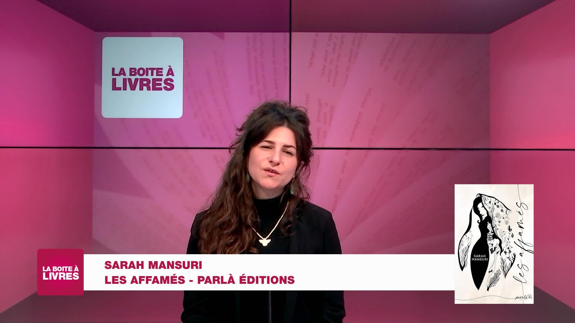 Sarah Mansuri, Les affamés (Parlà Editions)