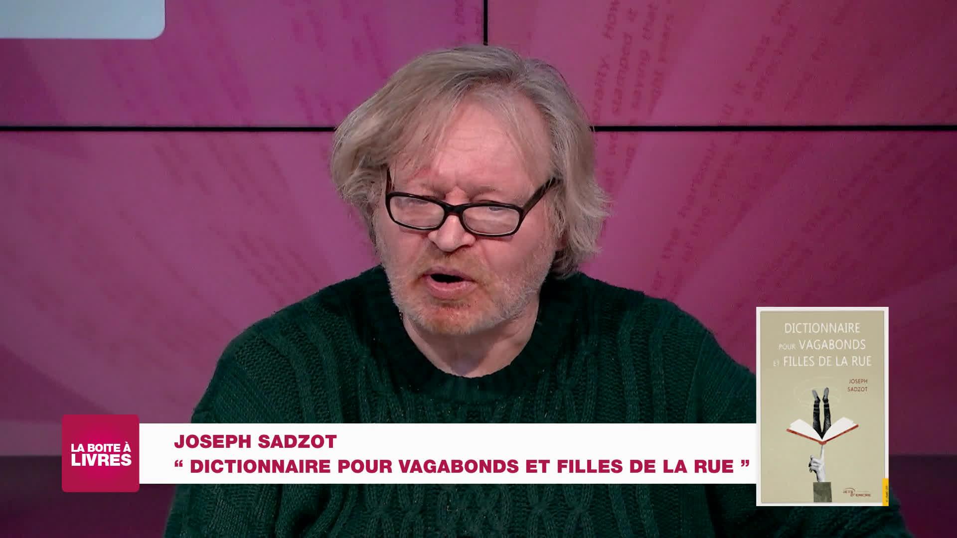 Joseph Sadzot, Dictionnaire pour vagabonds et filles de la rue