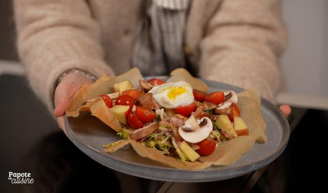 Frisée aux lardons