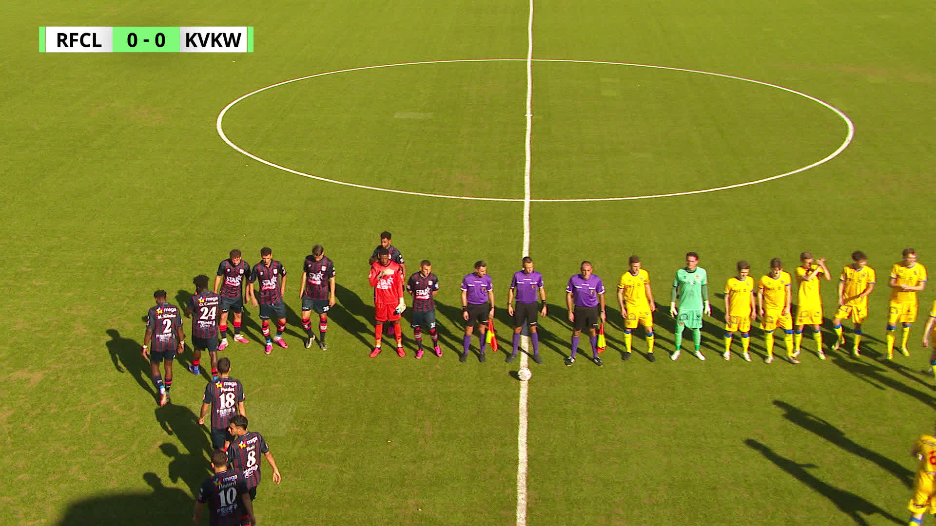 Coupe de Belgique - RFC Liège vs Wellen - Première mi-temps (27/9/2026)