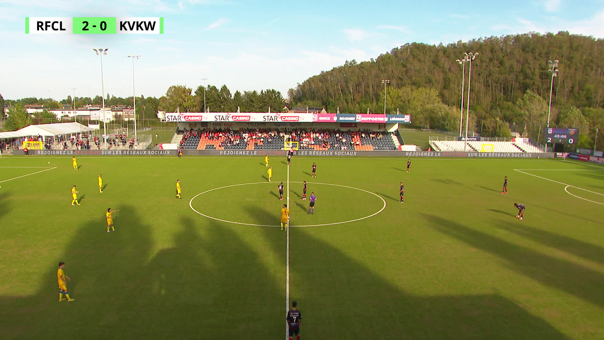 Coupe de Belgique - RFC Liège vs Wellen - Seconde mi-temps (27/9/2026)