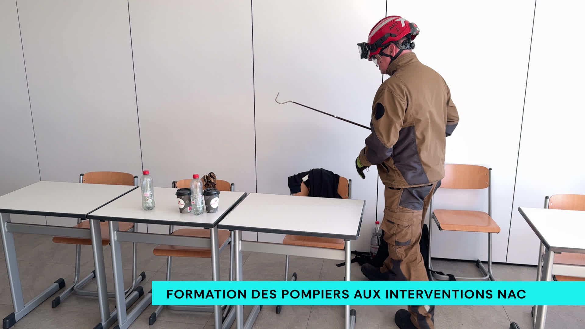 Des pompiers formés aux interventions NAC à Amay: "On commence à en rencontrer de plus en plus"