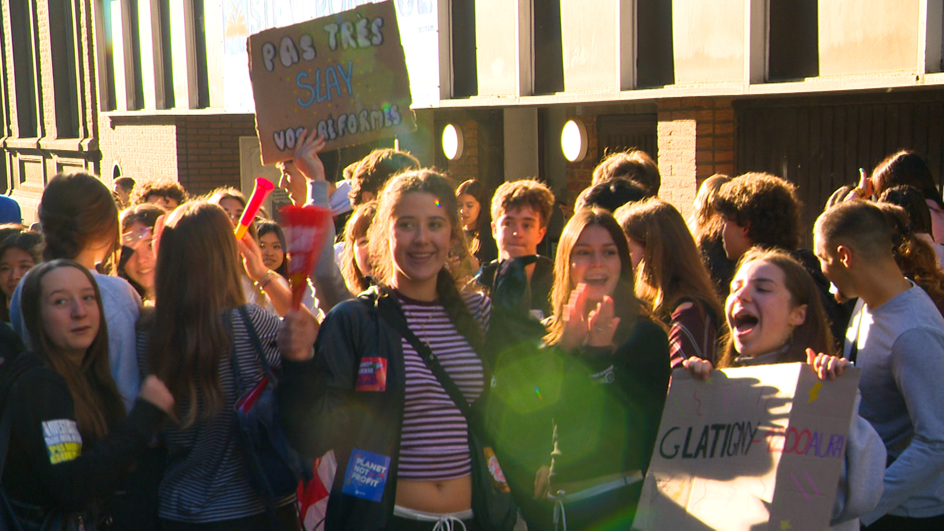 Poursuite des manifestations d'élèves dans le calme ce mardi 6 octobre