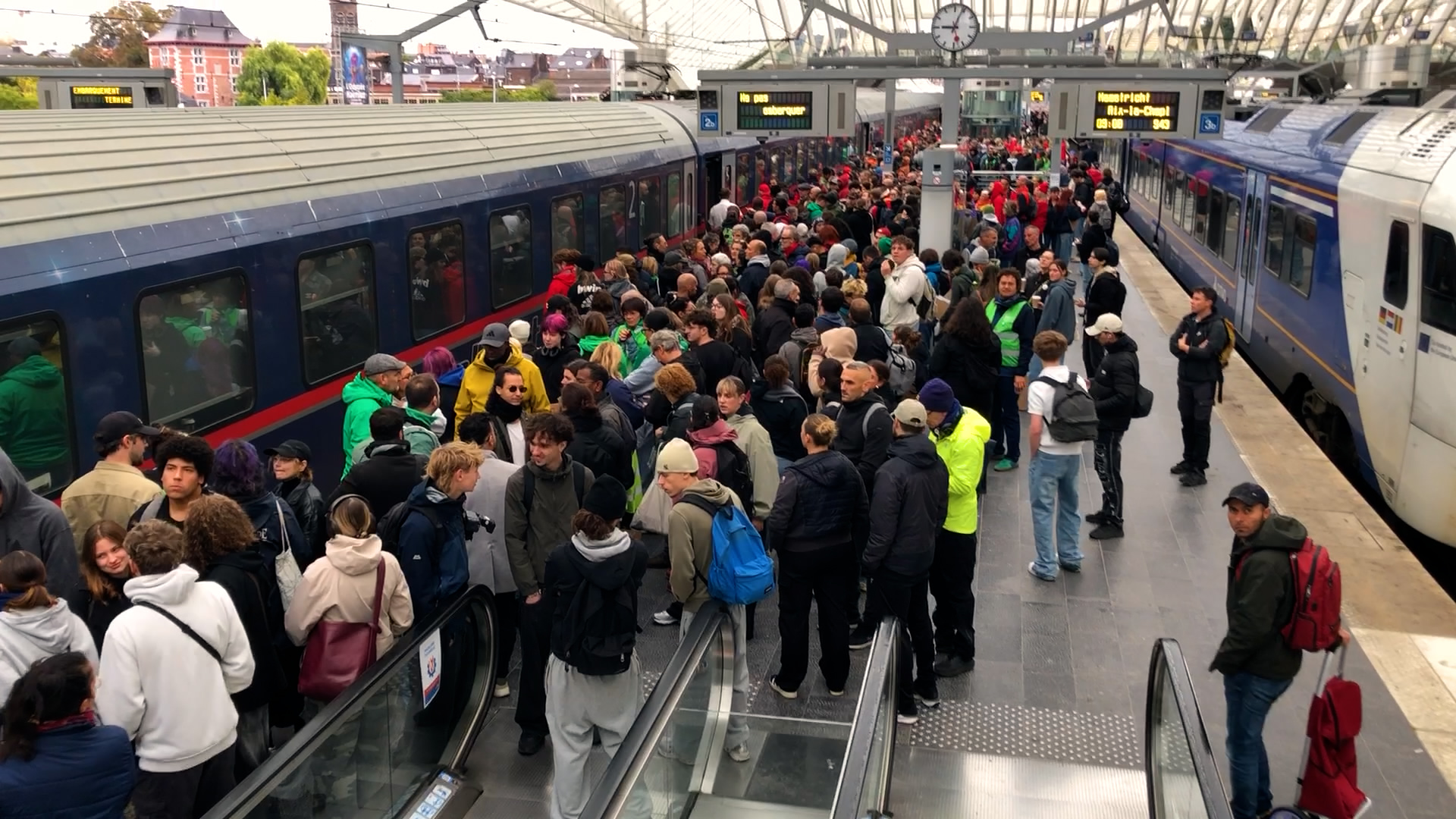 Des milliers de Liégeois partis manifester à Bruxelles
