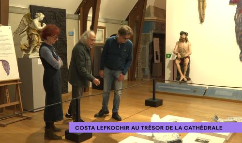 "Au seuil de l'invisible" : Costa Lefkochir expose au Trésor de la Cathédrale
