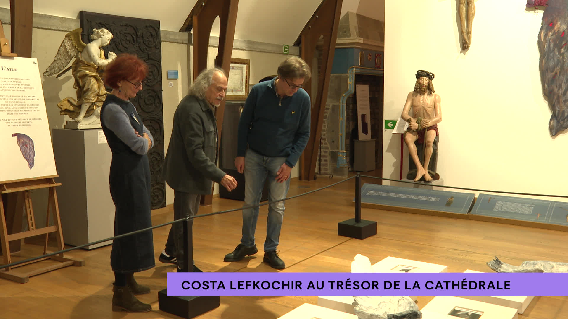 "Au seuil de l'invisible" : Costa Lefkochir expose au Trésor de la Cathédrale