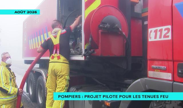 Pompiers : un projet pilote pour entretenir leurs tenues de feu