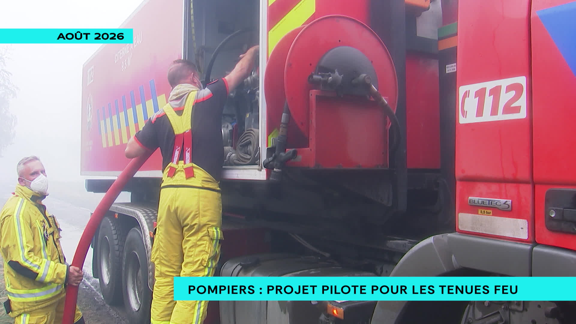 Pompiers : un projet pilote pour entretenir leurs tenues de feu
