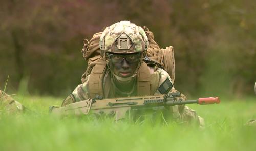 Service militaire volontaire : une centaine de jeunes en formation au Génie d'Amay