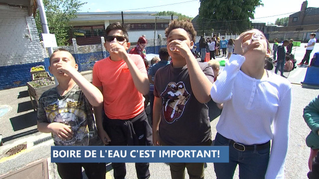 Action de sensibilisation à la nécessaire hydratation !