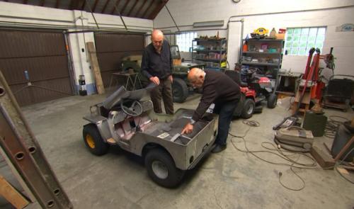 Albert Leruth et ses mini jeep