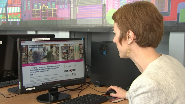 Bibliothèque Chiroux : toujours accessible en ligne
