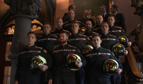 Pompiers: Remise des casques