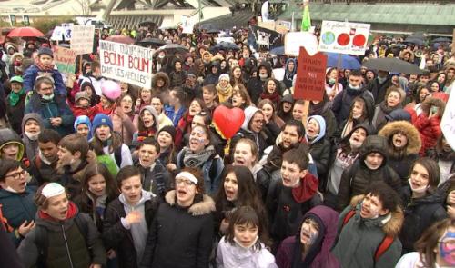 Climat : un millier de personnes à Liège