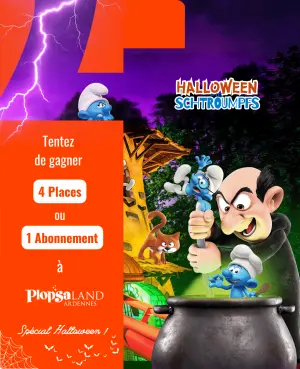 🎃 Gagnez 4 entrées ou votre abonnement à Plopsaland Ardennes !