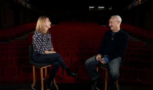 avec Angel Ramos Sanchez,  le Festival de Visé et "Fin de service" à l'Etuve