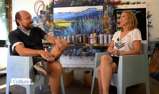avec l'artiste peintre Spyk,  le Factory Festival et les Nuits Indé